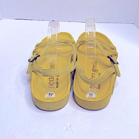PEDRO GARCIA Adal Strappy Sandal In Castoro Maize Size 8 - Picture 3 of 5